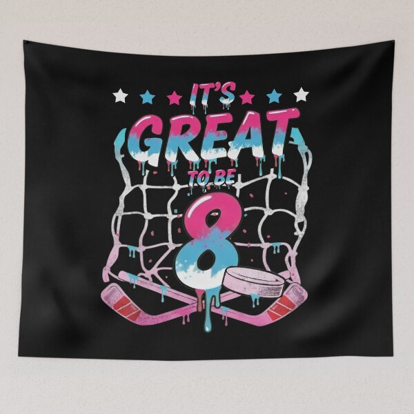 Item preview, It’s Great to Be 8 Hockey Tee designed and sold by LashondaGreen89.