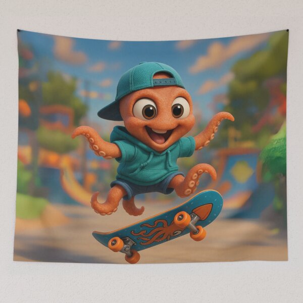 Item preview, Skater Humboldt Squid designed and sold by Sillytoe.