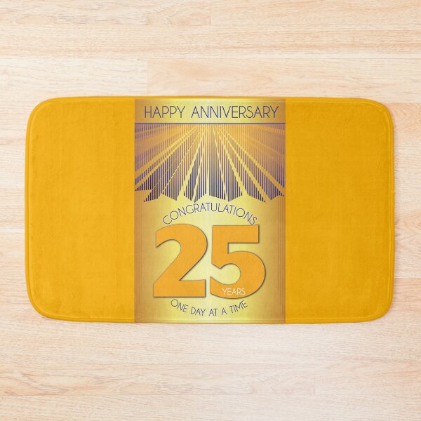 Item preview, 25 Year Golden Ray One Day At A Time Anniversary designed and sold by ApexDesigners.