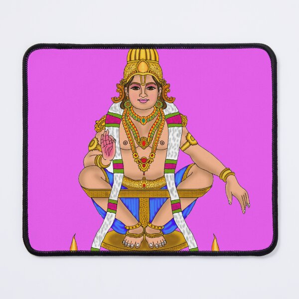 Item preview, Lord Ayyappa – Sabarimala Deity Devotional Artwork designed and sold by Harshit_Digital_Arts.