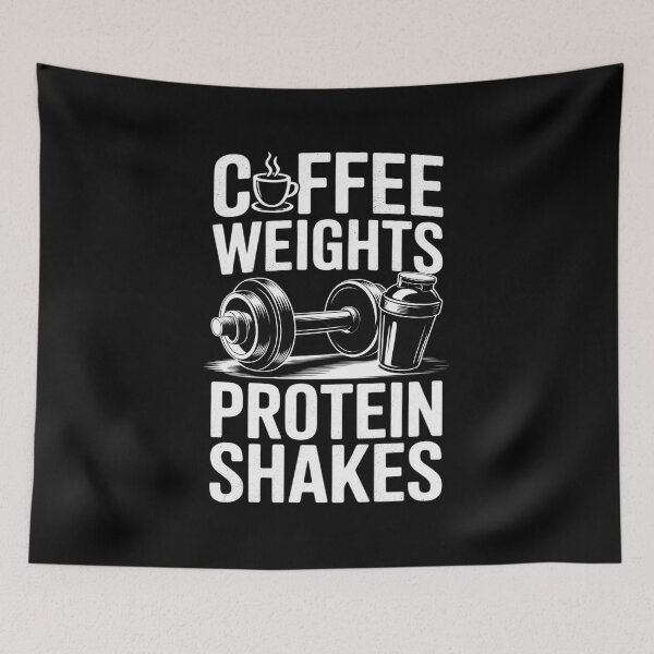 Item preview, Coffee Weights And Protein Shakes Gym designed and sold by LeeEvans222.