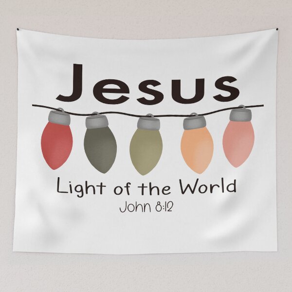 Item preview, Jesus - Light of the World designed and sold by Willow & Grace Designs.
