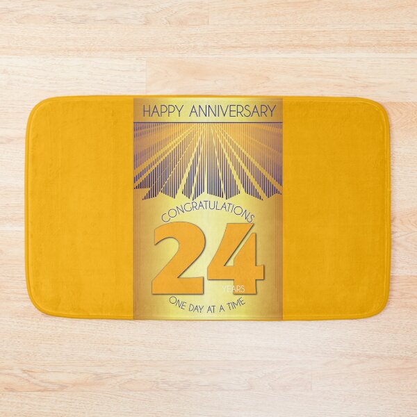 Item preview, 24 Year Golden Ray One Day At A Time Anniversary designed and sold by ApexDesigners.