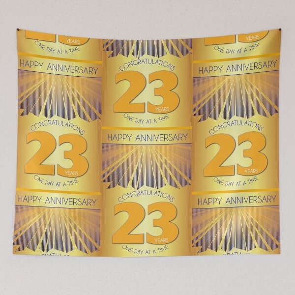 Item preview, 23 Year Golden Ray One Day At A Time Anniversary designed and sold by ApexDesigners.