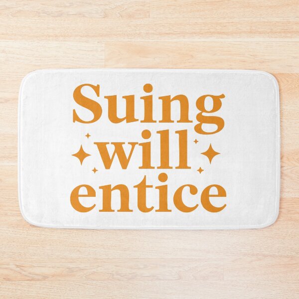 Item preview, Suing Will Entice – Amberverse Commentary Typography designed and sold by UptownMax.
