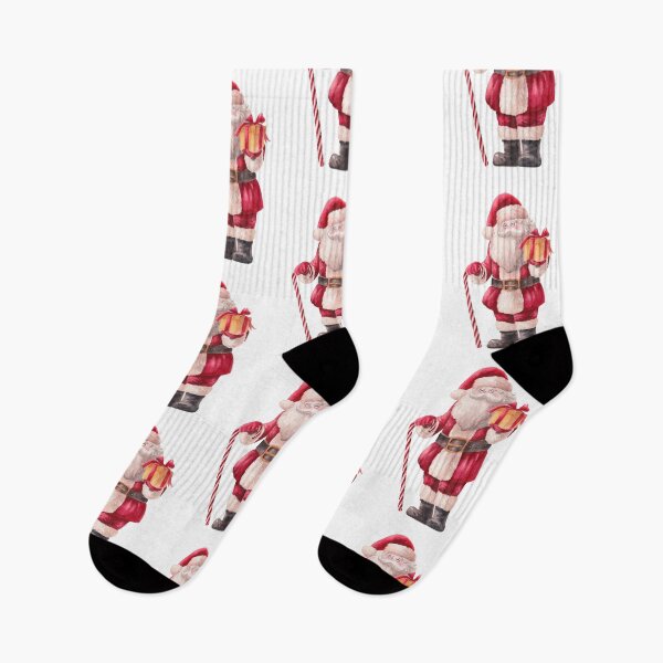 Item preview, Ho Ho Ho! Santa is here! (watercolor) designed and sold by fengyuhao.