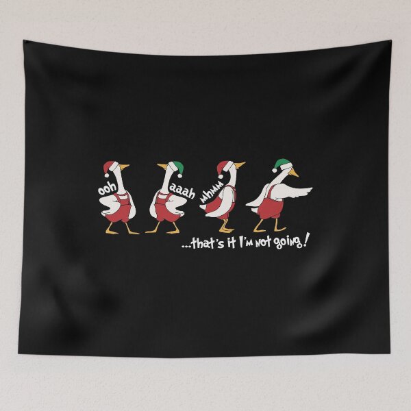 Item preview,   Funny Christmas Goose That's It I'm Not Going designed and sold by AnitaBice.