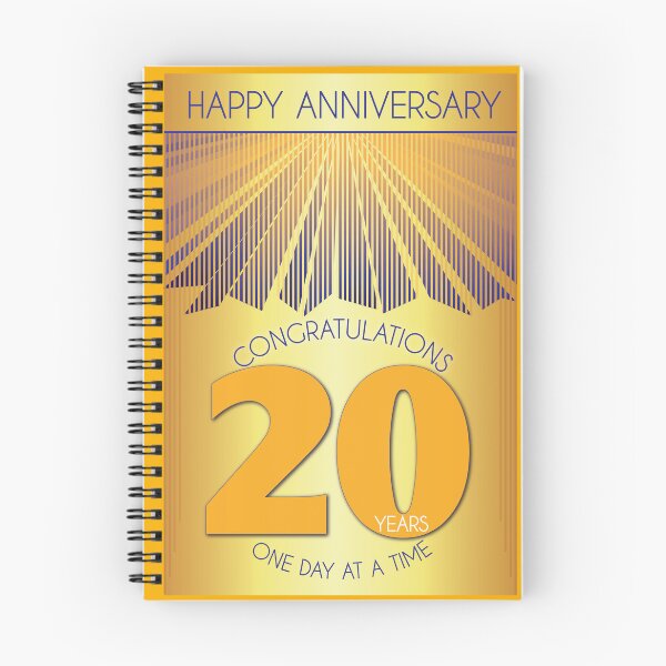 Item preview, 20 Year Golden Ray One Day At A Time Anniversary designed and sold by ApexDesigners.