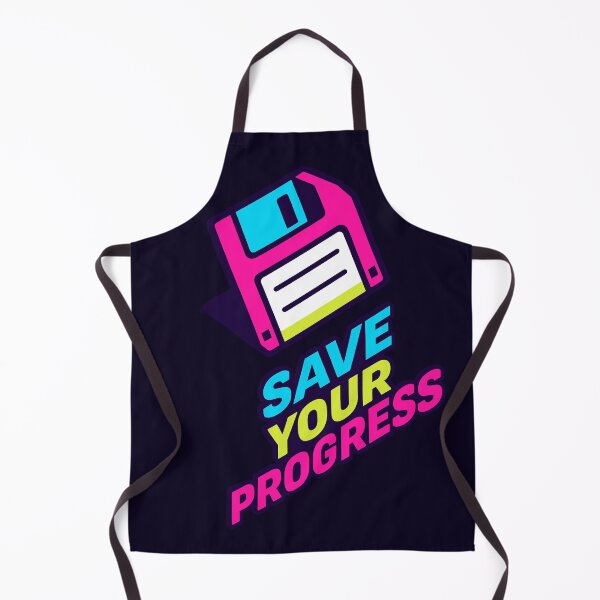 Item preview, Save Your Progress — Neon Retro Motivation Art designed and sold by DSGIN4YOU.