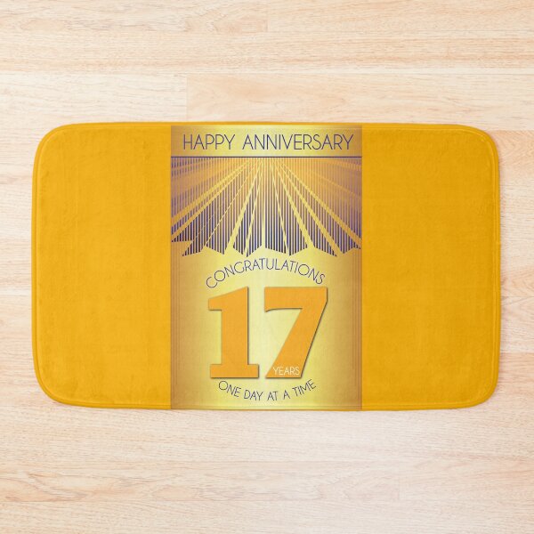 Item preview, 17 Year Golden Ray One Day At A Time Anniversary designed and sold by ApexDesigners.