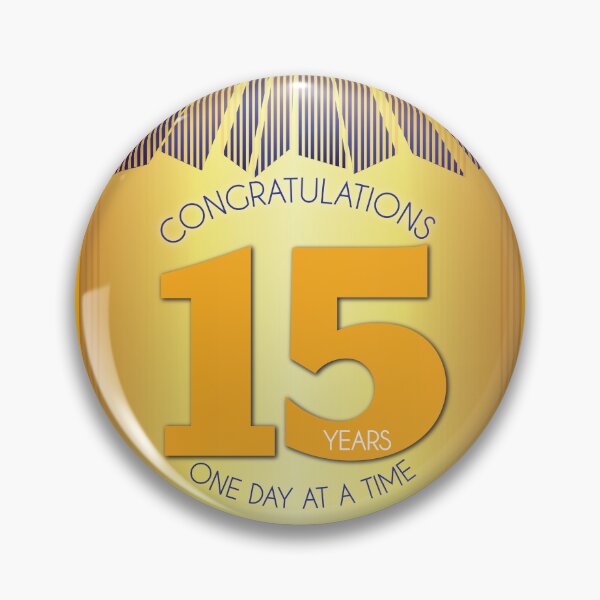 Item preview, 15 Year Golden Ray One Day At A Time Anniversary designed and sold by ApexDesigners.