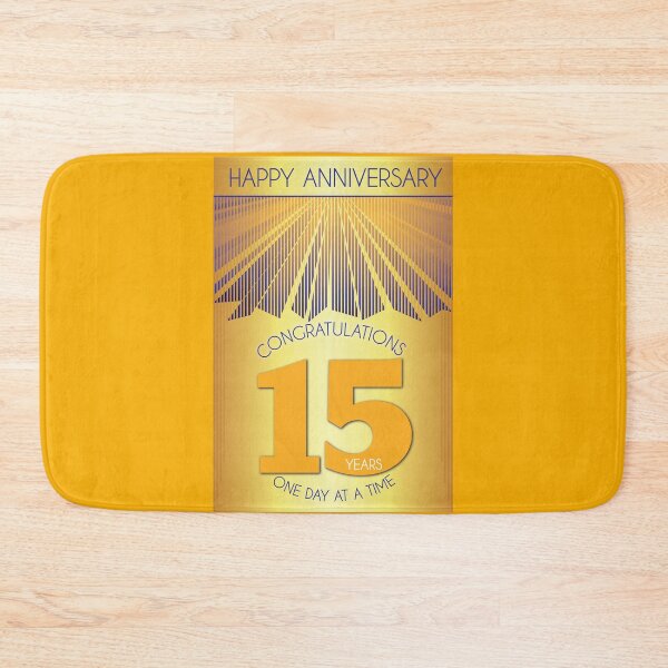 Item preview, 15 Year Golden Ray One Day At A Time Anniversary designed and sold by ApexDesigners.