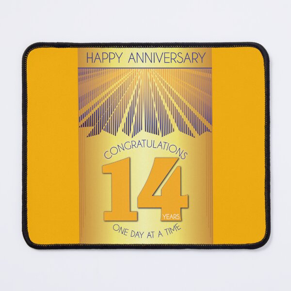 Item preview, 14 Year Golden Ray One Day At A Time Anniversary designed and sold by ApexDesigners.