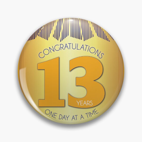 Item preview, 13 Year Golden Ray One Day At A Time Anniversary designed and sold by ApexDesigners.