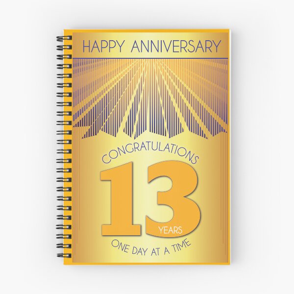 Item preview, 13 Year Golden Ray One Day At A Time Anniversary designed and sold by ApexDesigners.