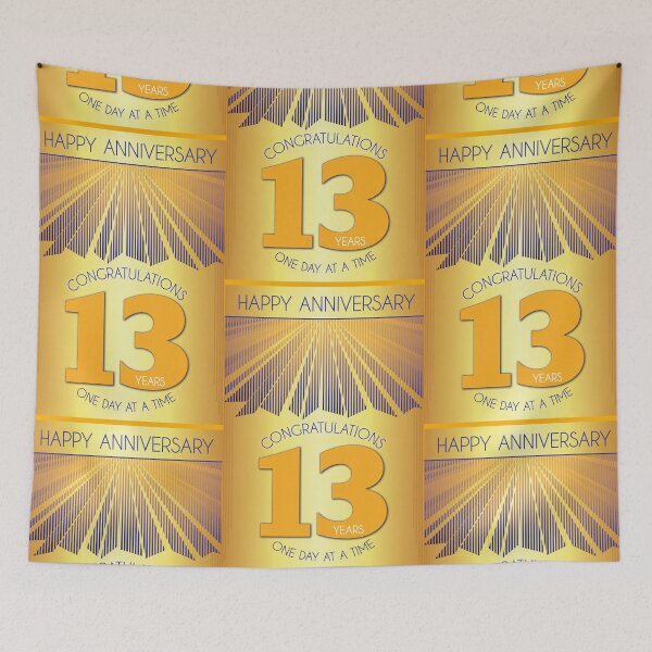 Item preview, 13 Year Golden Ray One Day At A Time Anniversary designed and sold by ApexDesigners.