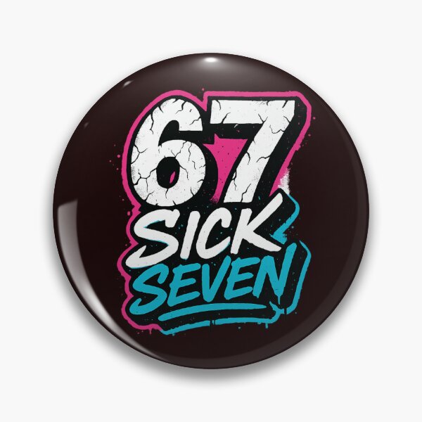 Item preview, 67 Sick Seven – Street Graffiti Style Design designed and sold by FrameFlow.