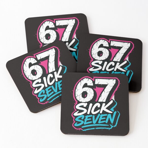 Item preview, 67 Sick Seven – Street Graffiti Style Design designed and sold by FrameFlow.