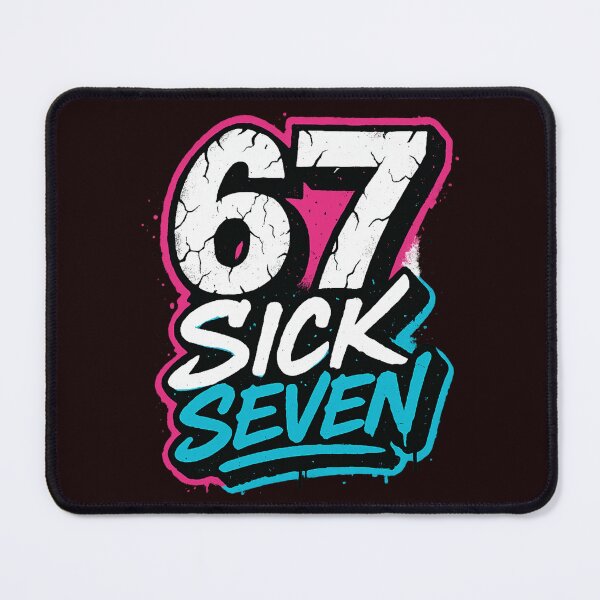 Item preview, 67 Sick Seven – Street Graffiti Style Design designed and sold by FrameFlow.