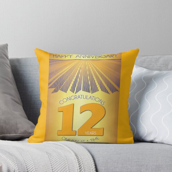 Item preview, 12 Year Golden Ray One Day At A Time Anniversary designed and sold by ApexDesigners.