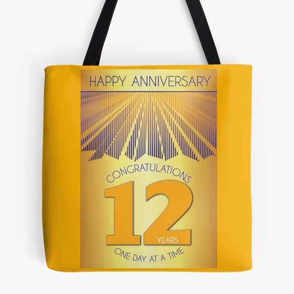 Item preview, 12 Year Golden Ray One Day At A Time Anniversary designed and sold by ApexDesigners.