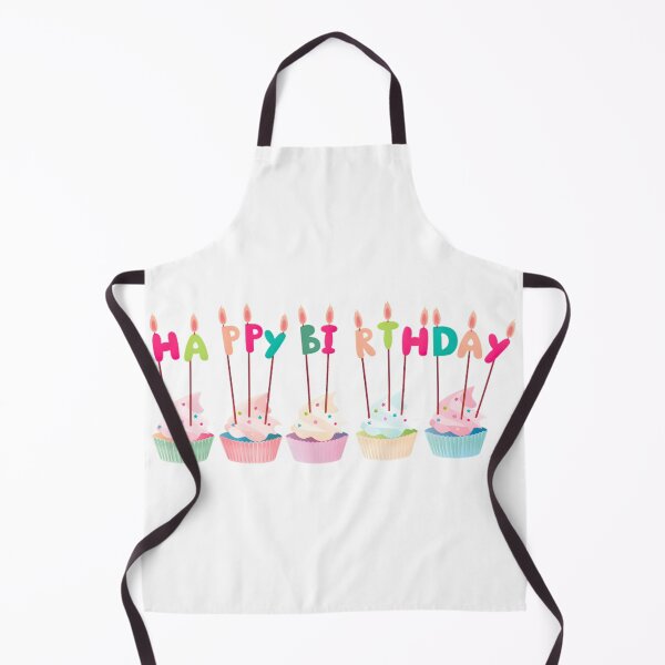 Item preview, Pastel Birthday Delight: Cute Cupcake Row with Rainbow Candle Toppers designed and sold by VibranPalette.
