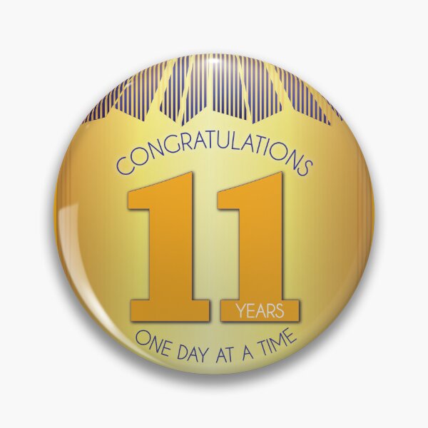 Item preview, 11 Year Golden Ray One Day At A Time Anniversary designed and sold by ApexDesigners.
