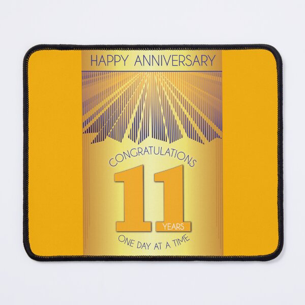 Item preview, 11 Year Golden Ray One Day At A Time Anniversary designed and sold by ApexDesigners.