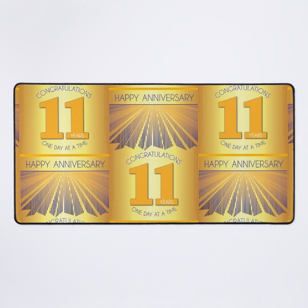 Item preview, 11 Year Golden Ray One Day At A Time Anniversary designed and sold by ApexDesigners.
