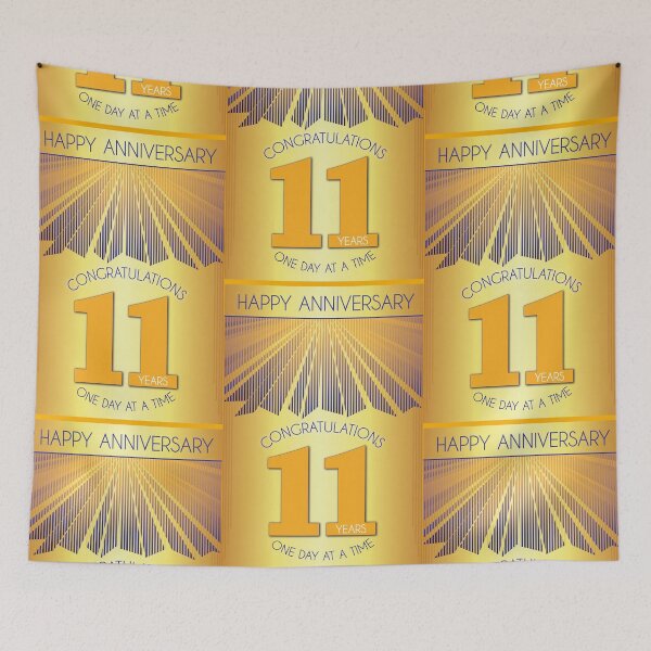 Item preview, 11 Year Golden Ray One Day At A Time Anniversary designed and sold by ApexDesigners.