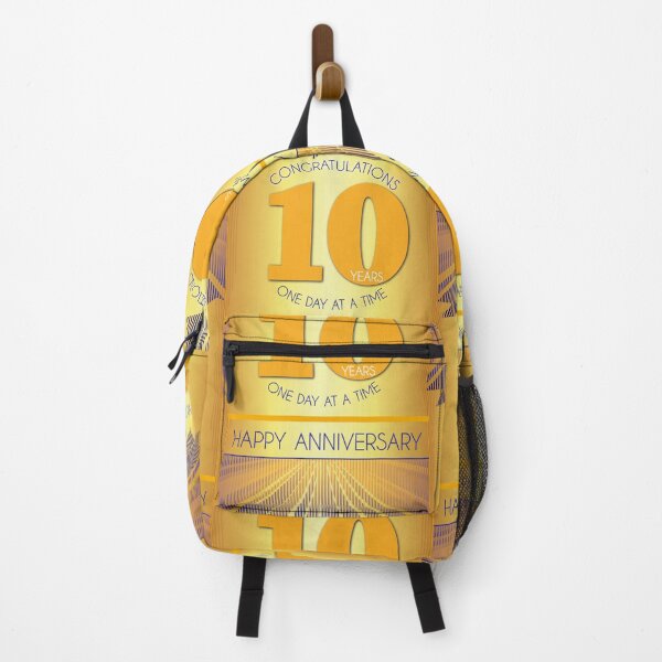 Item preview, 10 Year Golden Ray One Day At A Time Anniversary designed and sold by ApexDesigners.