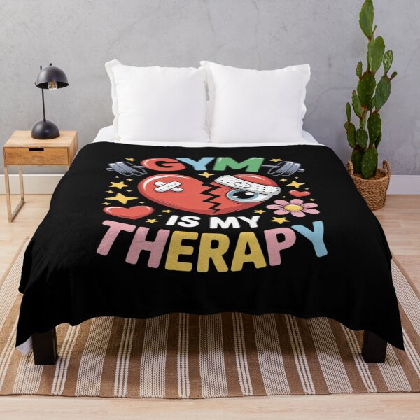 Item preview, Colorful Broken Heart Gym Fitness Lover - Gym Is My Therapy designed and sold by JonBarnes22.