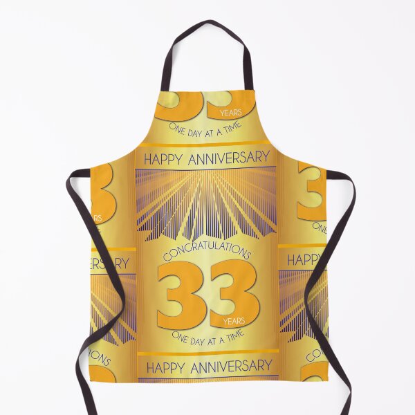 Item preview, 33 Year Golden Ray One Day At A Time Anniversary designed and sold by ApexDesigners.