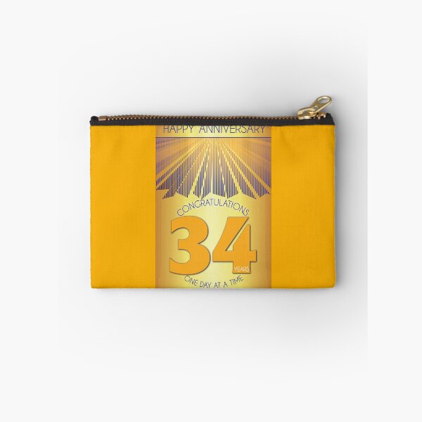 Item preview, 34 Year Golden Ray One Day At A Time Anniversary designed and sold by ApexDesigners.