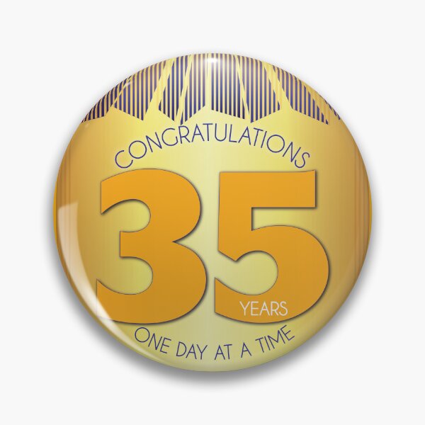 Item preview, 35 Year Golden Ray One Day At A Time Anniversary designed and sold by ApexDesigners.