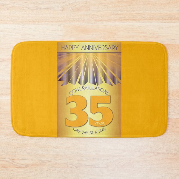 Item preview, 35 Year Golden Ray One Day At A Time Anniversary designed and sold by ApexDesigners.