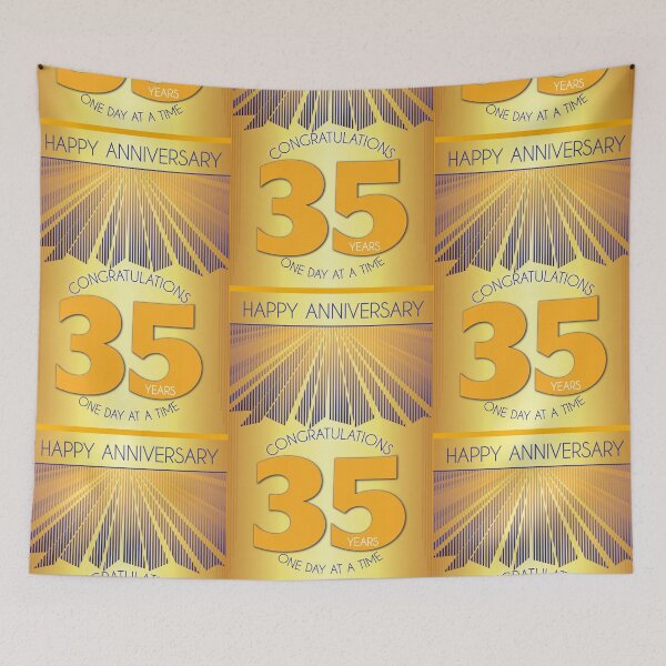 Item preview, 35 Year Golden Ray One Day At A Time Anniversary designed and sold by ApexDesigners.