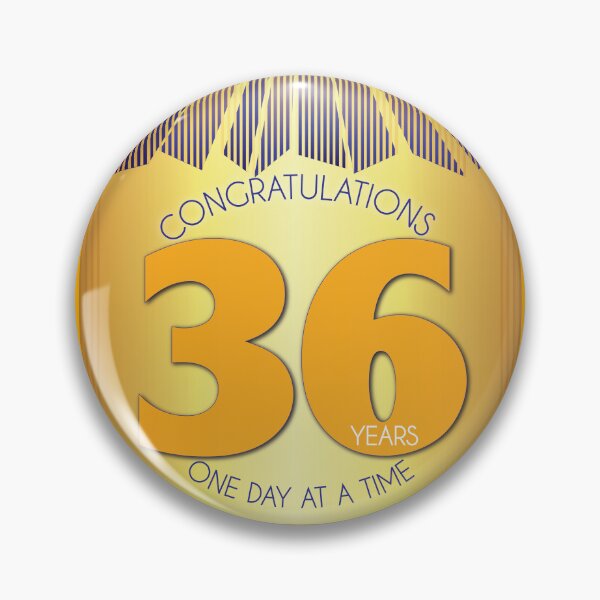 Item preview, 36 Year Golden Ray One Day At A Time Anniversary designed and sold by ApexDesigners.