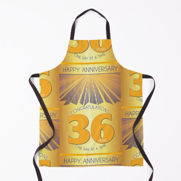 Item preview, 36 Year Golden Ray One Day At A Time Anniversary designed and sold by ApexDesigners.