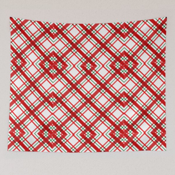 Item preview, Classic Red and Green Plaid Christmas Throw Blanket – Cozy Holiday Decor designed and sold by FestivityFinds.