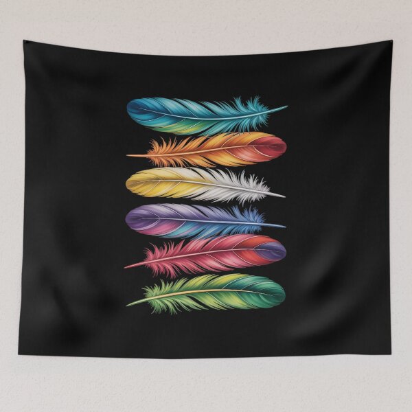 Item preview, Colorful Feathers American Indian Pride Native American designed and sold by JonBarnes22.