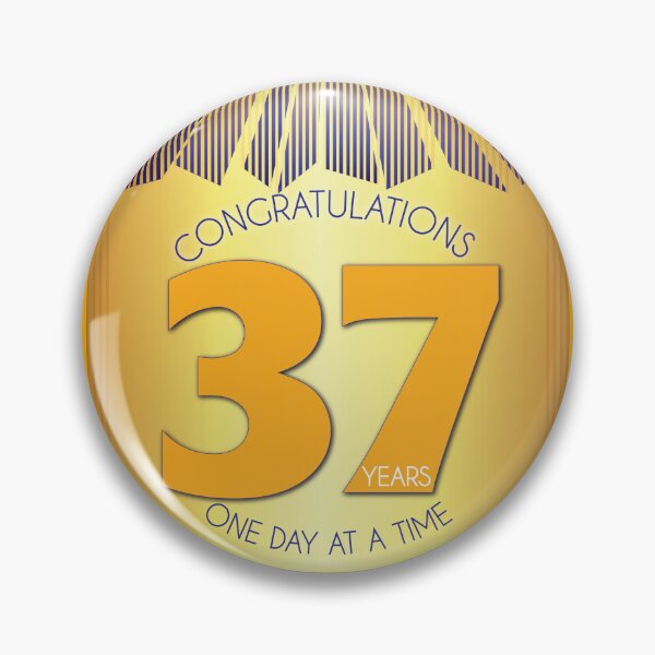 Item preview, 37 Year Golden Ray One Day At A Time Anniversary designed and sold by ApexDesigners.