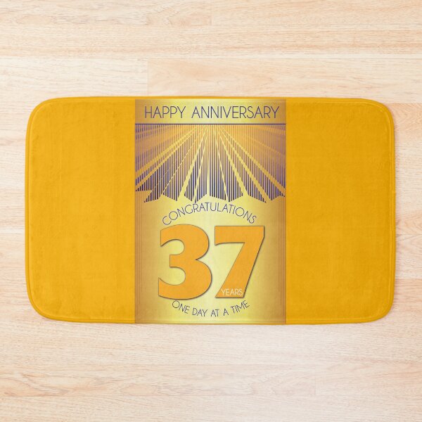 Item preview, 37 Year Golden Ray One Day At A Time Anniversary designed and sold by ApexDesigners.