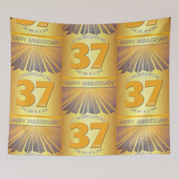Item preview, 37 Year Golden Ray One Day At A Time Anniversary designed and sold by ApexDesigners.