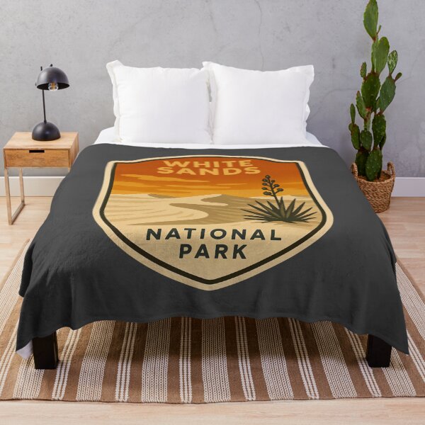 Item preview, Vintage American National Park Print: White Sands designed and sold by PinUpPizzazz.