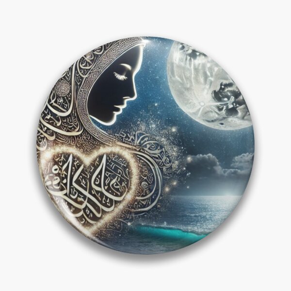 Item preview, Sacred Moon – Calligraphy of the Heart and Light of the Soul designed and sold by Tommandjerry.