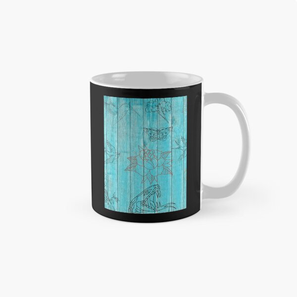 Item preview, Flowers flamingo snake birds on a blue fond Graphic  designed and sold by Kyleencurry.