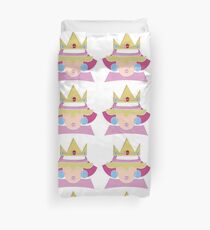 Peach Kabuto Duvet Cover