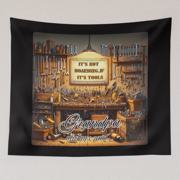 Item preview, IT'S NOT HOARDING, IF IT'S TOOLS designed and sold by Brickroad Dsigns.