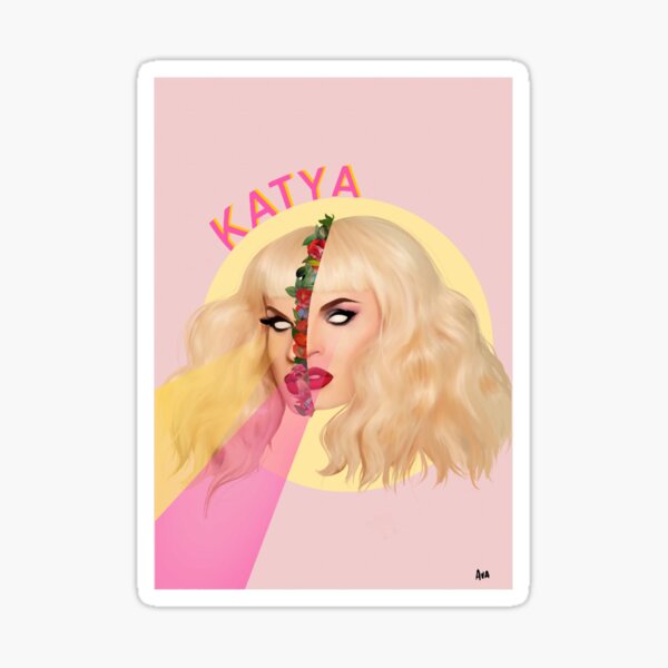 Funny Gifts Animal Katya Animals Zamolodchikova Dark Grey Cute Gifts Sticker